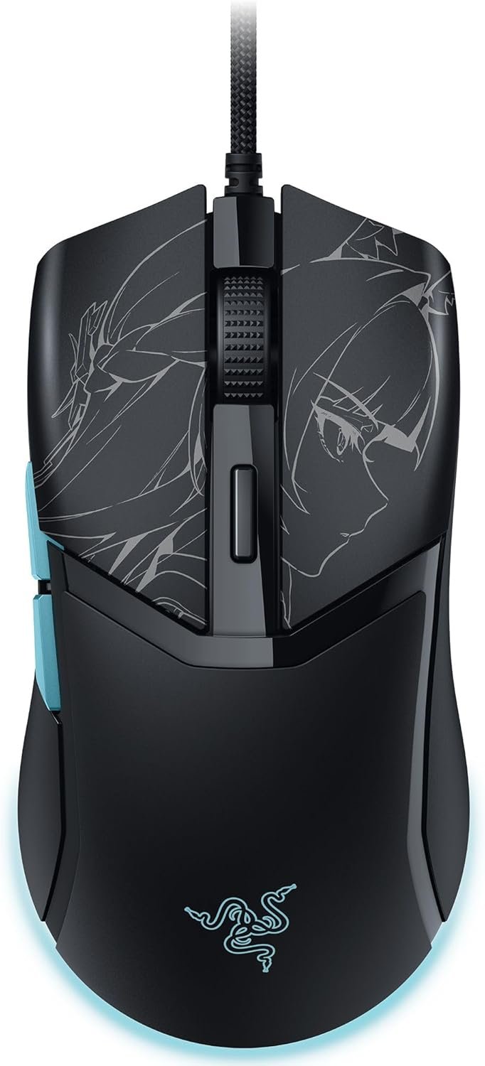 Razer Cobra Wired Gaming Mouse: 58g Lightweight – Gen-3 Optical Switches – Chroma RGB Lighting Underglow – 8500 DPI Optical Sensor – 100% PTFE Mouse Feet – Speedflex Cable – Zenless Zone Zero Edition