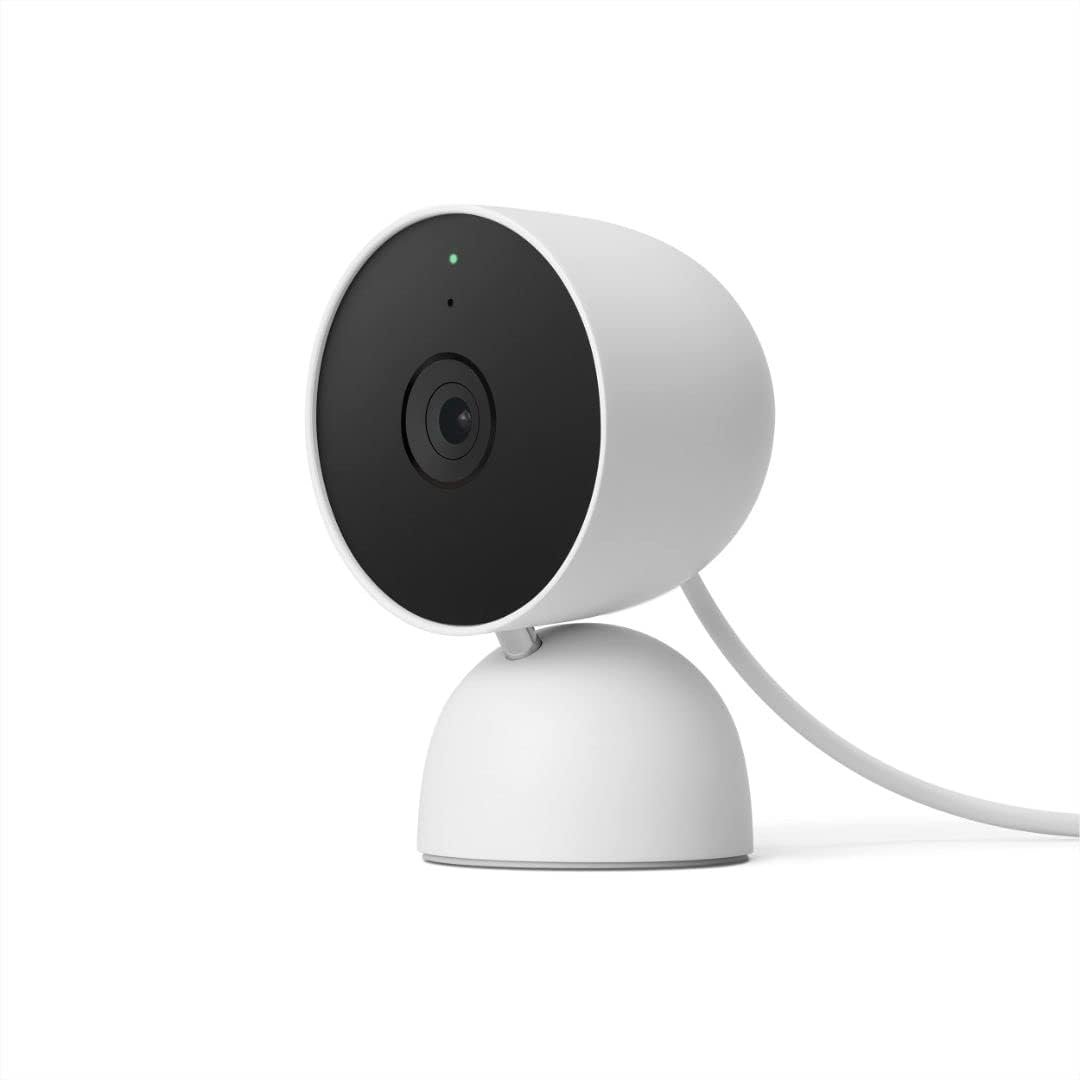 Google Nest Security Cam (Wired) – 2nd Generation – Snow (Renewed)