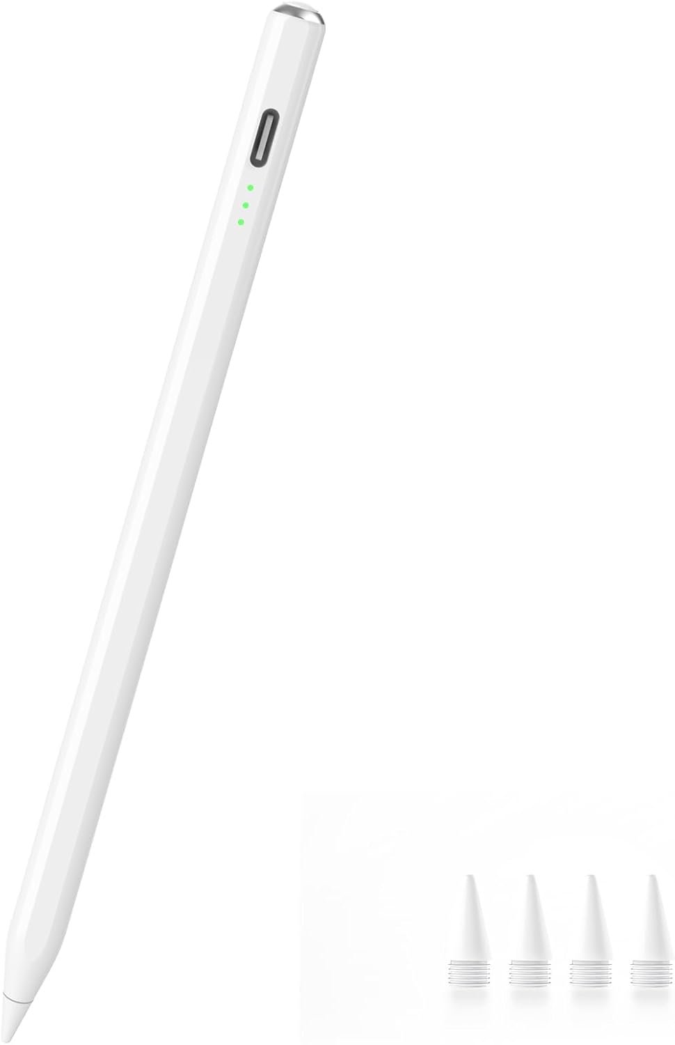 Stylus Pen for iPad 11th & 10th Gen – 2X Faster Charging, Tilt & Palm Rejection, Works with iPad Pro 12.9/11/M4, Air 5/M2, Mini 5/6/7, iPad 6th-11th Gen (2018-2025)