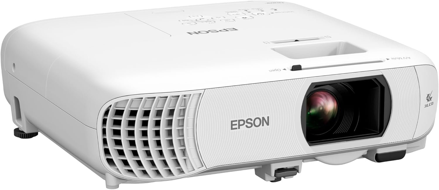 Epson Home Cinema 980 3-Chip 3LCD 1080p Projector 4,000 Lumens Color and White Brightness, Streaming/Gaming/ Media Room, Built-In Speaker, Auto Picture Skew, 16000:1 Contrast, 2 HDMI Ports