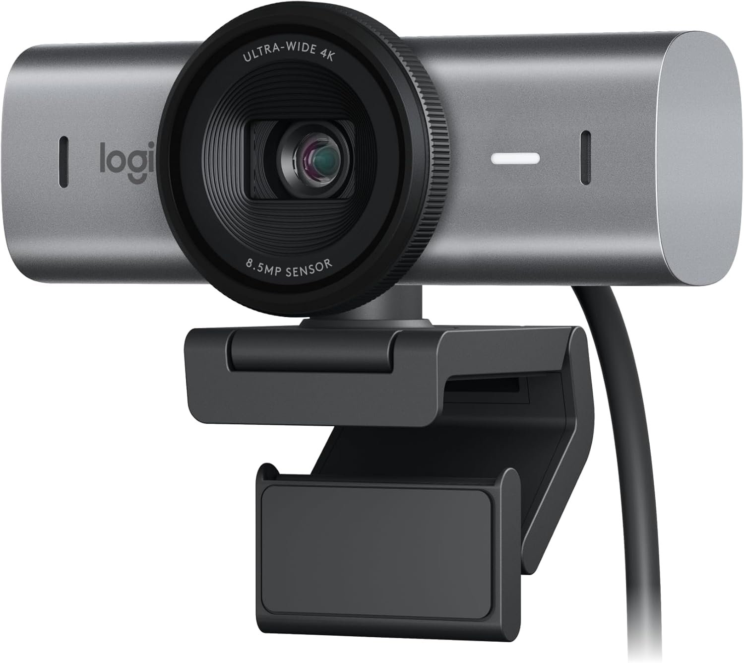 Logitech MX Brio Ultra HD 4K Collaboration, Streaming Webcam, 1080p at 60 FPS, Show Mode, Works with Microsoft Teams, Zoom, Google Meet, Nintendo Switch 2 New GameChat Mode – Graphite