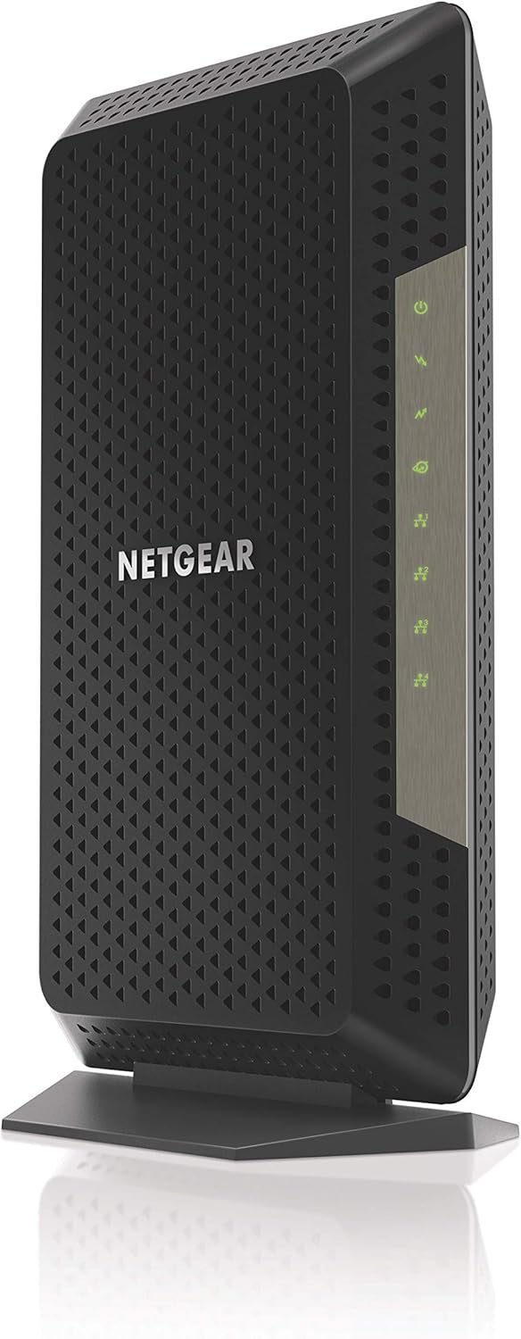 NETGEAR Nighthawk Cable Modem CM1200 – Compatible with All Cable Providers| For Cable Plans Up to 2 Gigabits | 4 x 1G Ethernet Ports | DOCSIS 3.1, Black (Renewed)