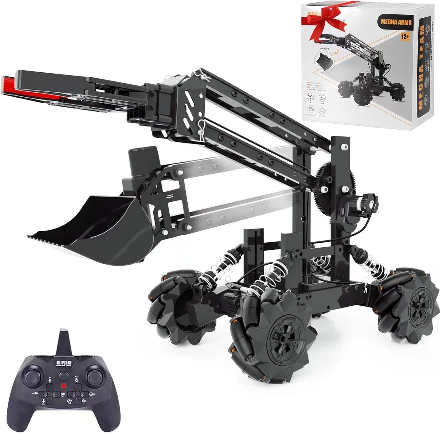 Robotic Arm Kit, STEM Projects for Kids Ages 8-12, Science Kits Electronic Robot Arm for Boys & Girls to Learn Programming/​Technology, Educational Building Kits for Beginners, Xmas Gifts for Teens