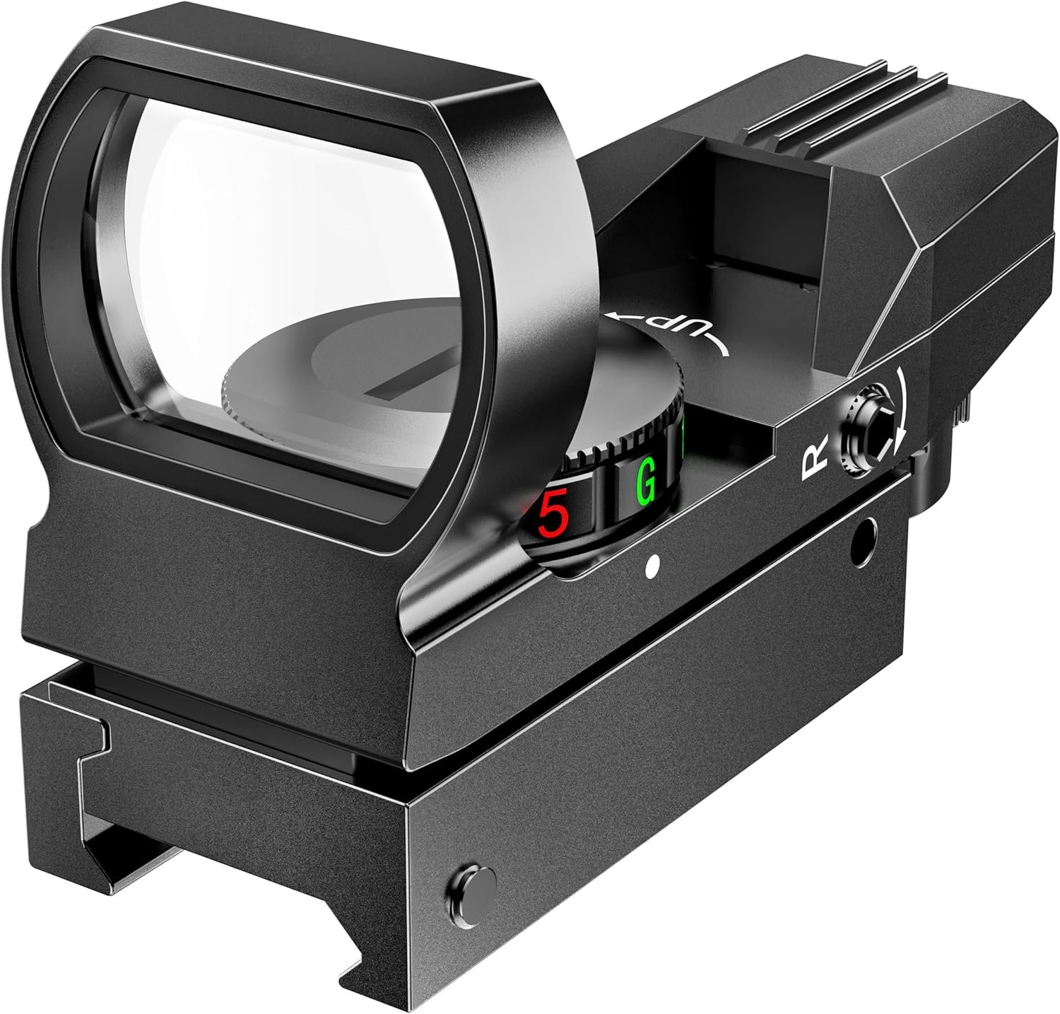 Feyachi Reflex Sight – Adjustable Reticle (4 Styles) Both Red and Green in one Sight!