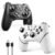 AceGamer Wireless Pro Controller for Nintendo Switch/Lite/OLED/Switch 2/PC, 2 pack, Dual Vibration/Turbo/Ergonomic ! (Black&White)
