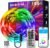 DAYBETTER LED Strip Lights 100ft, Smart Lighting with App Remote Control, RGB LED Lights for Bedroom, Music Sync Color Changing for Room Home Decor Party (1 Roll)