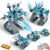 Opmind 5 in 1 STEM RC Robot Building Kit, 398PCS APP & Remote Control Blocks DIY Engineering Robotics, Erector Science Set for Kids Age 6 7 8 9 10 11 12+, Educational Learn Toys Gift for Boys & Girls